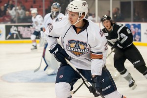 San Antonio Rampage vs. Oklahoma City Barons.   Cox Convention Center, Oklahoma City, OK. 10-19-12.