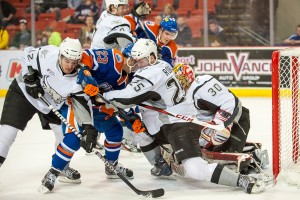 San Antonio vs. Oklahoma City Barons. Cox Convention Center, Oklahoma City, OK. 1-18-13.