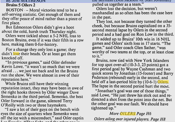 oilers lose